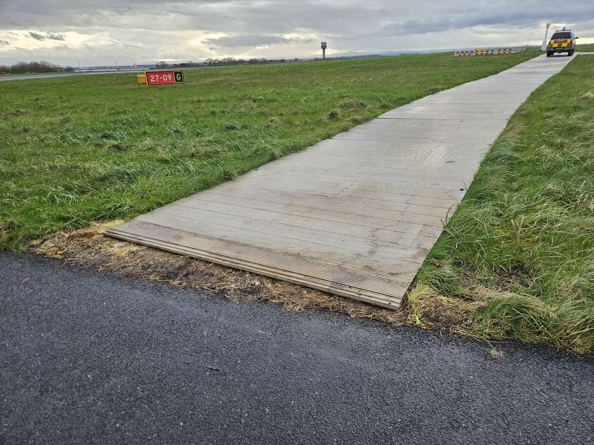 Liverpool John Lennon Airport using TPA Temporary Roadway to stay operational