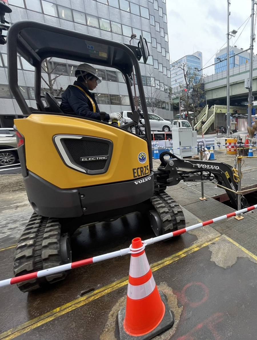 VolvoCE Electric Machinery delivering efficiency and sustainability in Japan