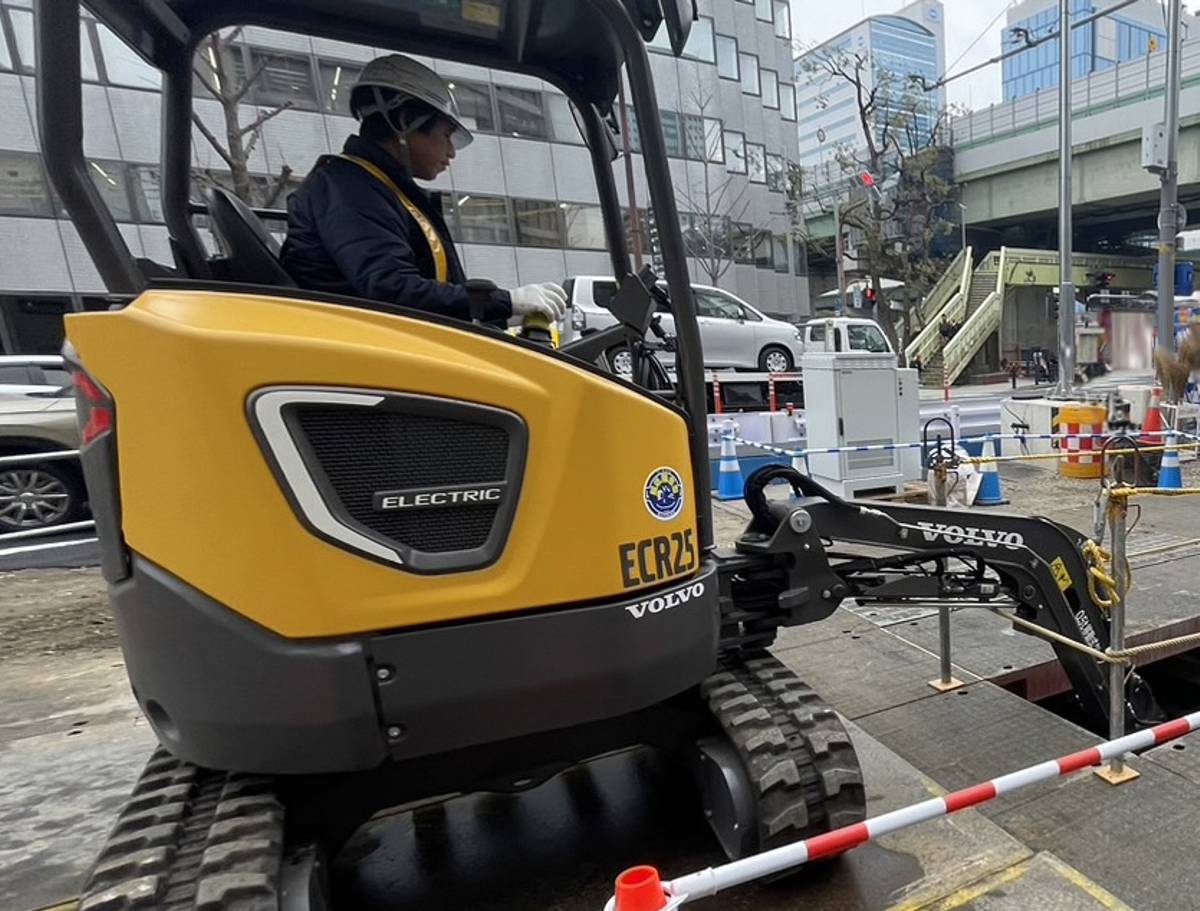 VolvoCE Electric Machinery delivering efficiency and sustainability in Japan