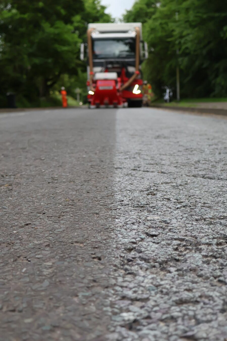 Road Surface Retexturing boosts Road Safety in West Berkshire