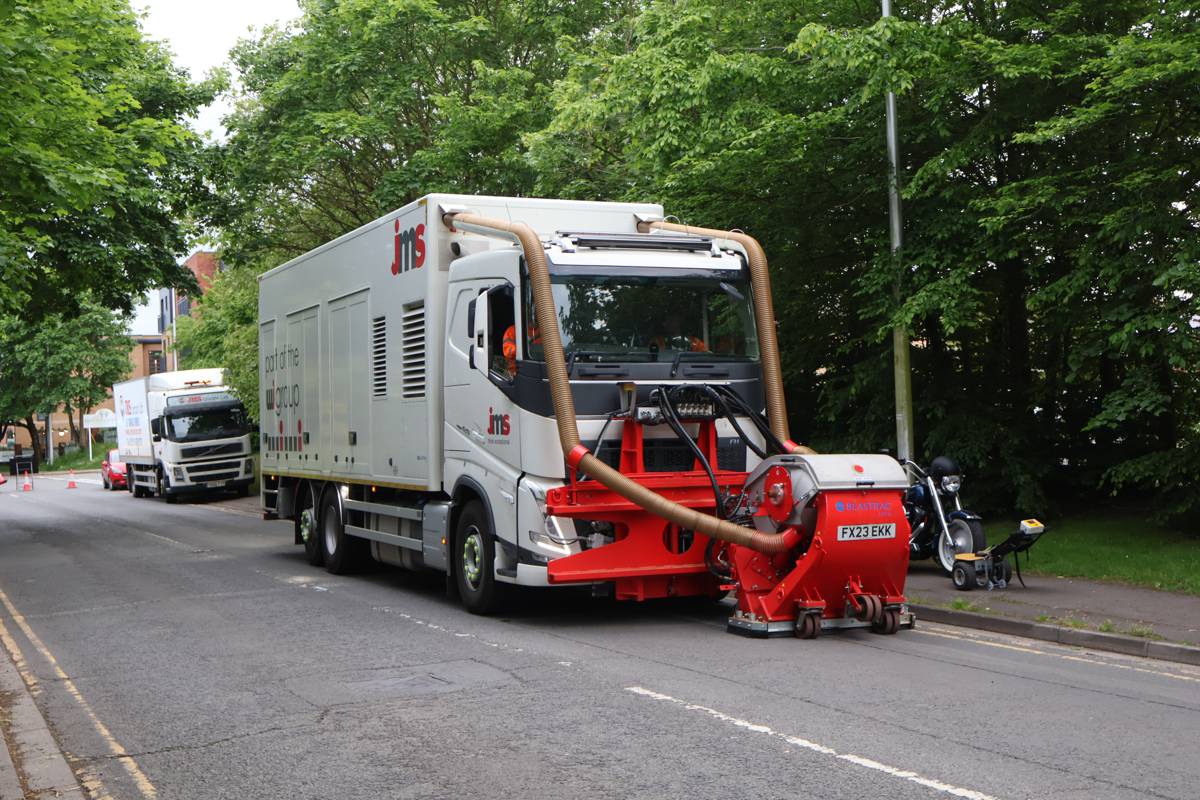 Road Surface Retexturing boosts Road Safety in West Berkshire