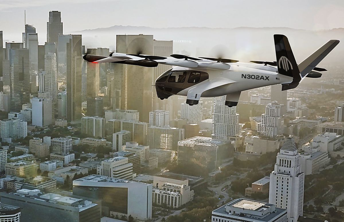 Archer Air Taxi Network unveiled in Los Angeles ahead of major Sporting Events