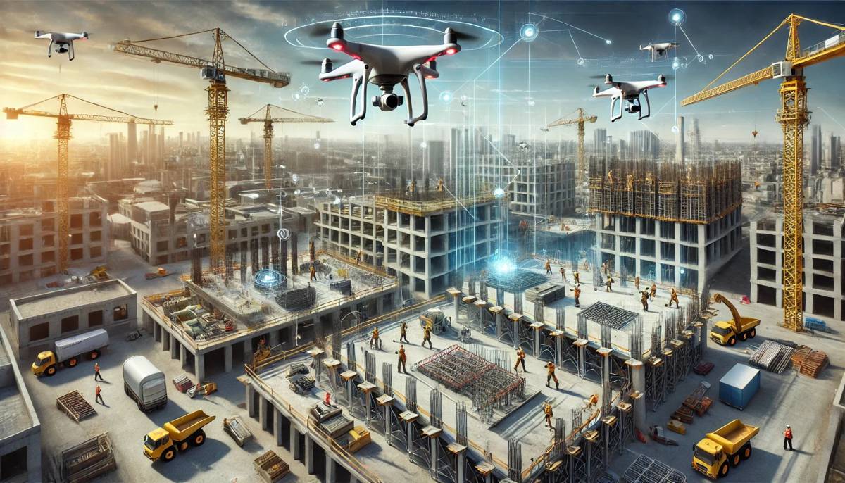 Drones in Construction Transforming Site Management and Beyond