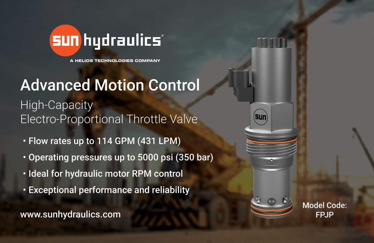 Helios releases High Capacity, Electro-Proportional Flow Control Valve Solution