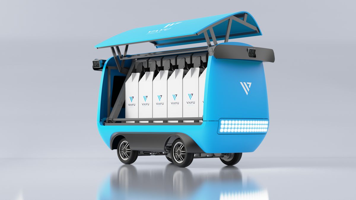 Delivery Robot powered by AI Foundation Model released by Vayu Robotics