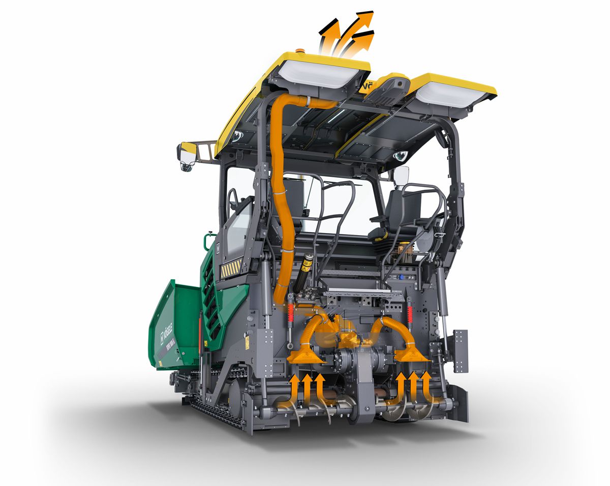 Vögele Dash 5 Asphalt Paver deliver safer and healthier paving