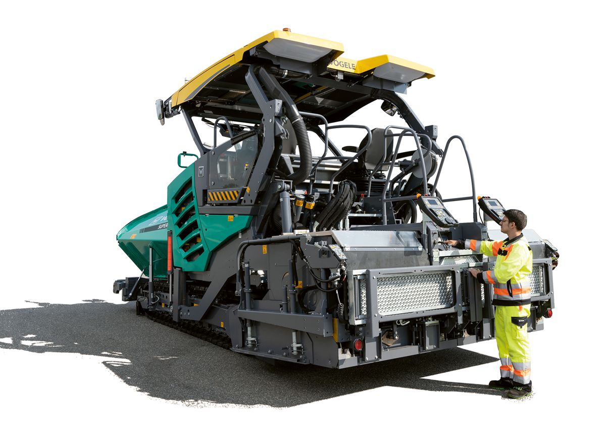 Vögele Dash 5 Asphalt Paver deliver safer and healthier paving