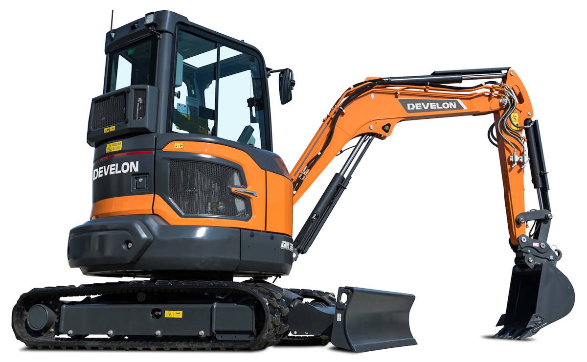 New DEVELON DX10Z-7 Mini-Excavator set for Galabau Premiere