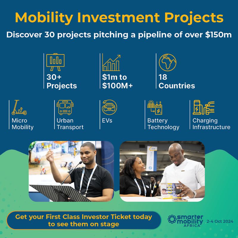 Smarter Mobility Africa to showcase Investment Projects worth $500m