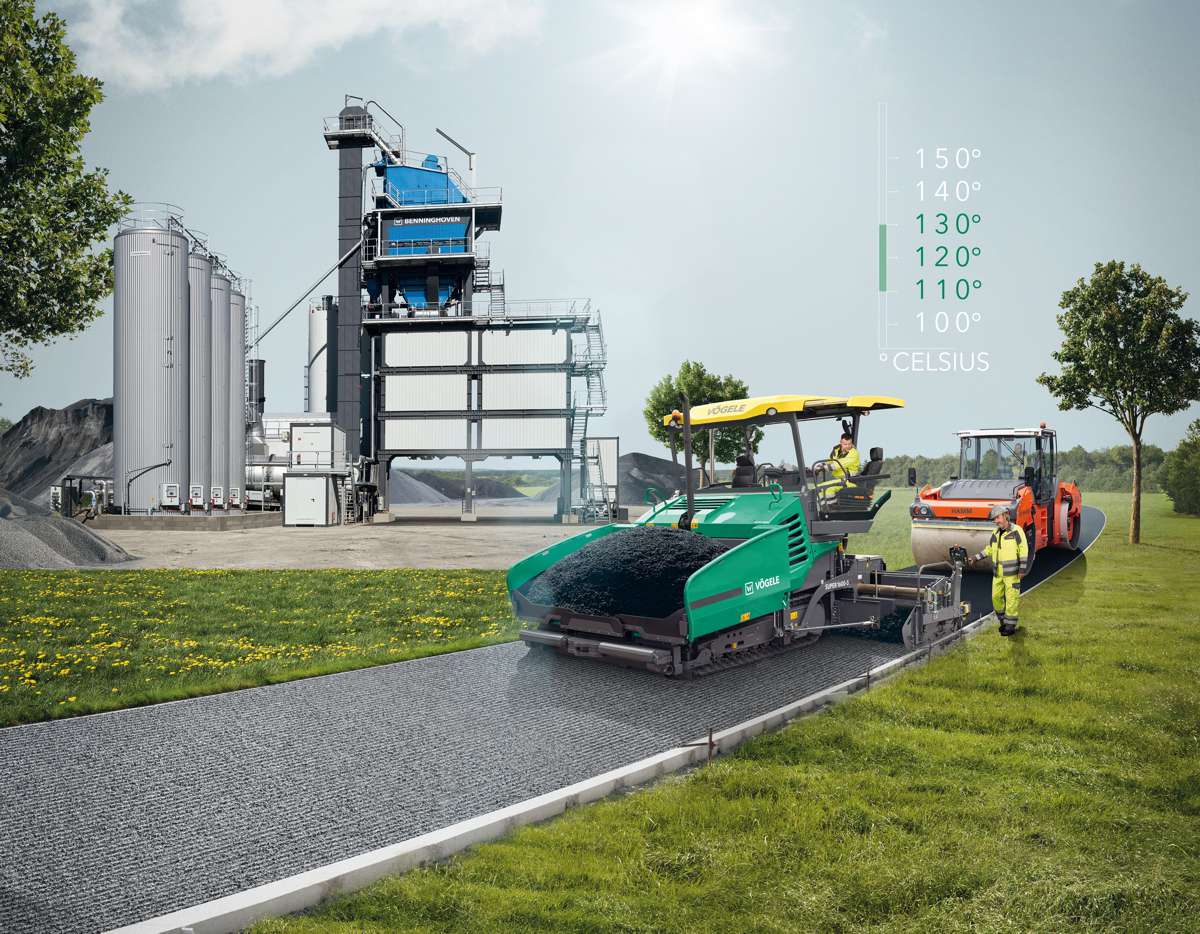 Reduced-Temperature Asphalt for Sustainable Road Construction