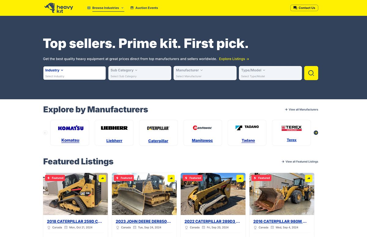 Heavy Kit by Krank Transforming the Heavy Equipment Trade