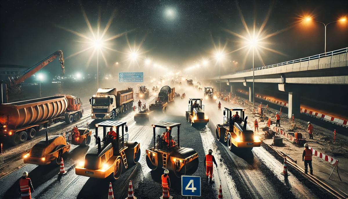 Legal and Safety Considerations for Nighttime Highway Construction