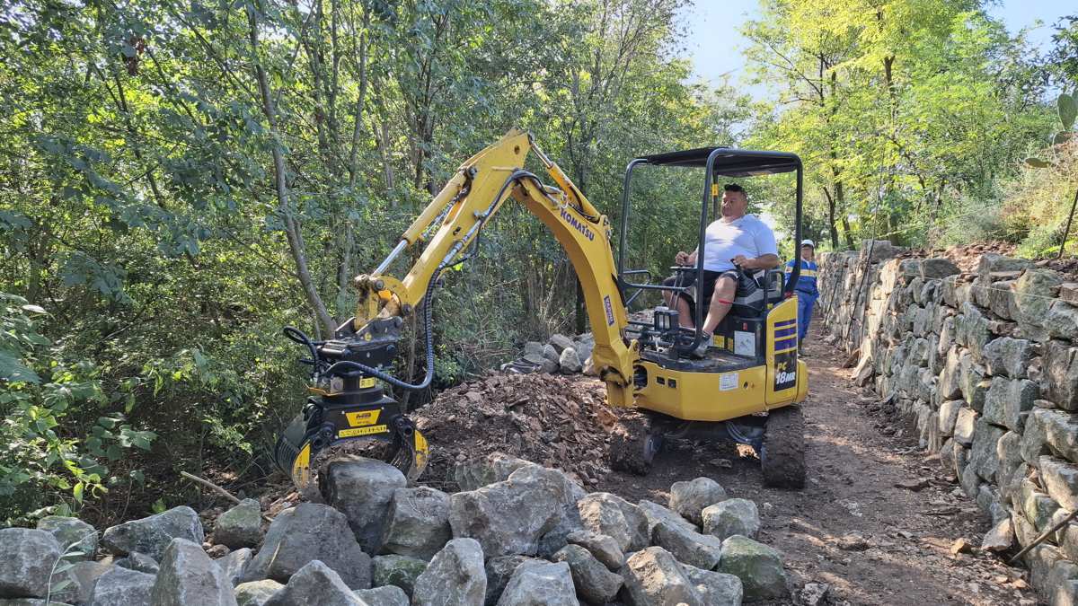 The Modern Revival of Dry Stone Walling with MB Crusher Attachments