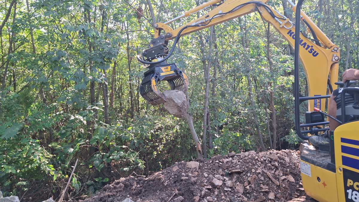 The Modern Revival of Dry Stone Walling with MB Crusher Attachments