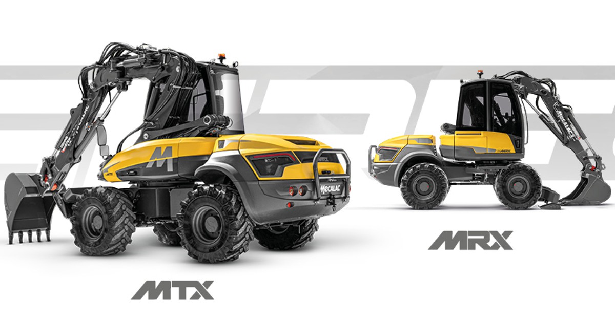 Mecalac Unveils Game-Changing 12-Series Wheeled Excavator Loaders