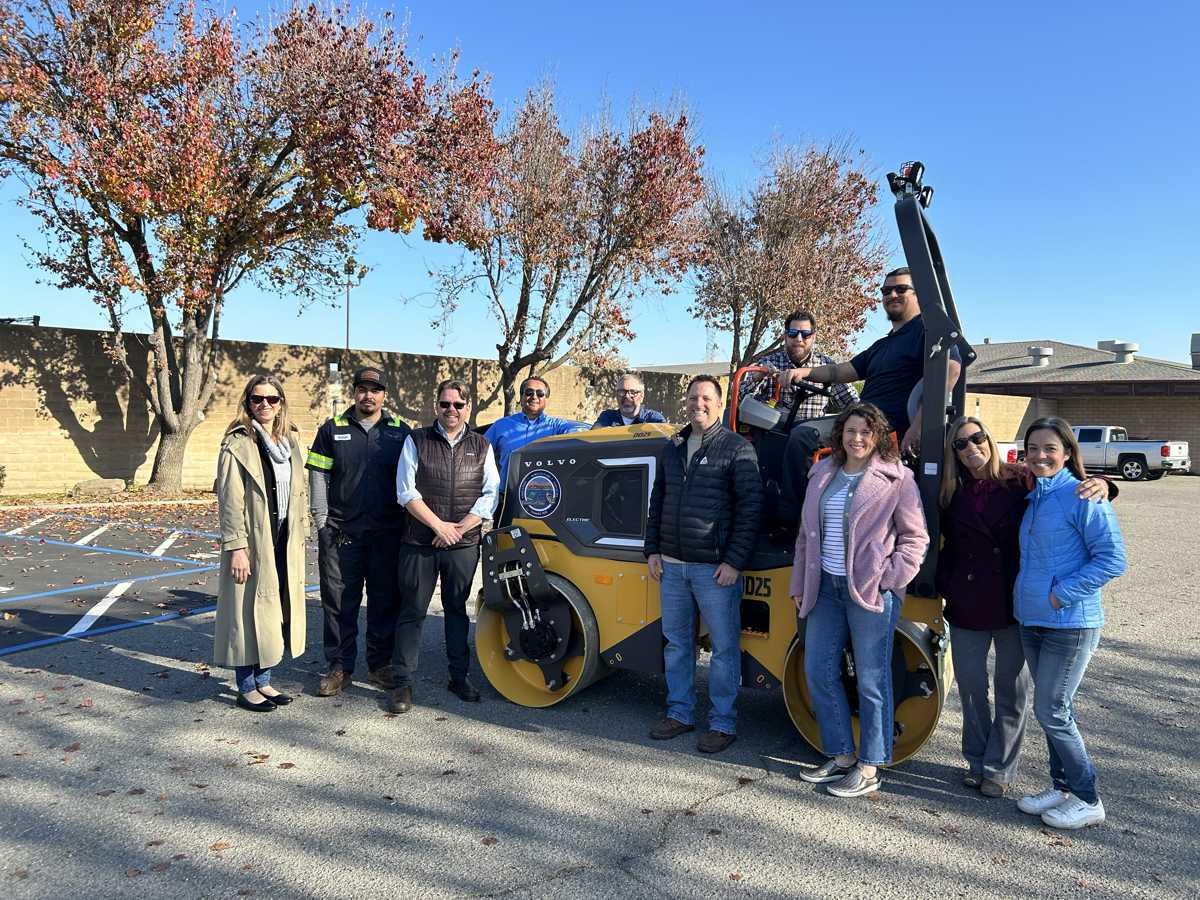 Yolo County Going Green with Volvo Electric Compactor