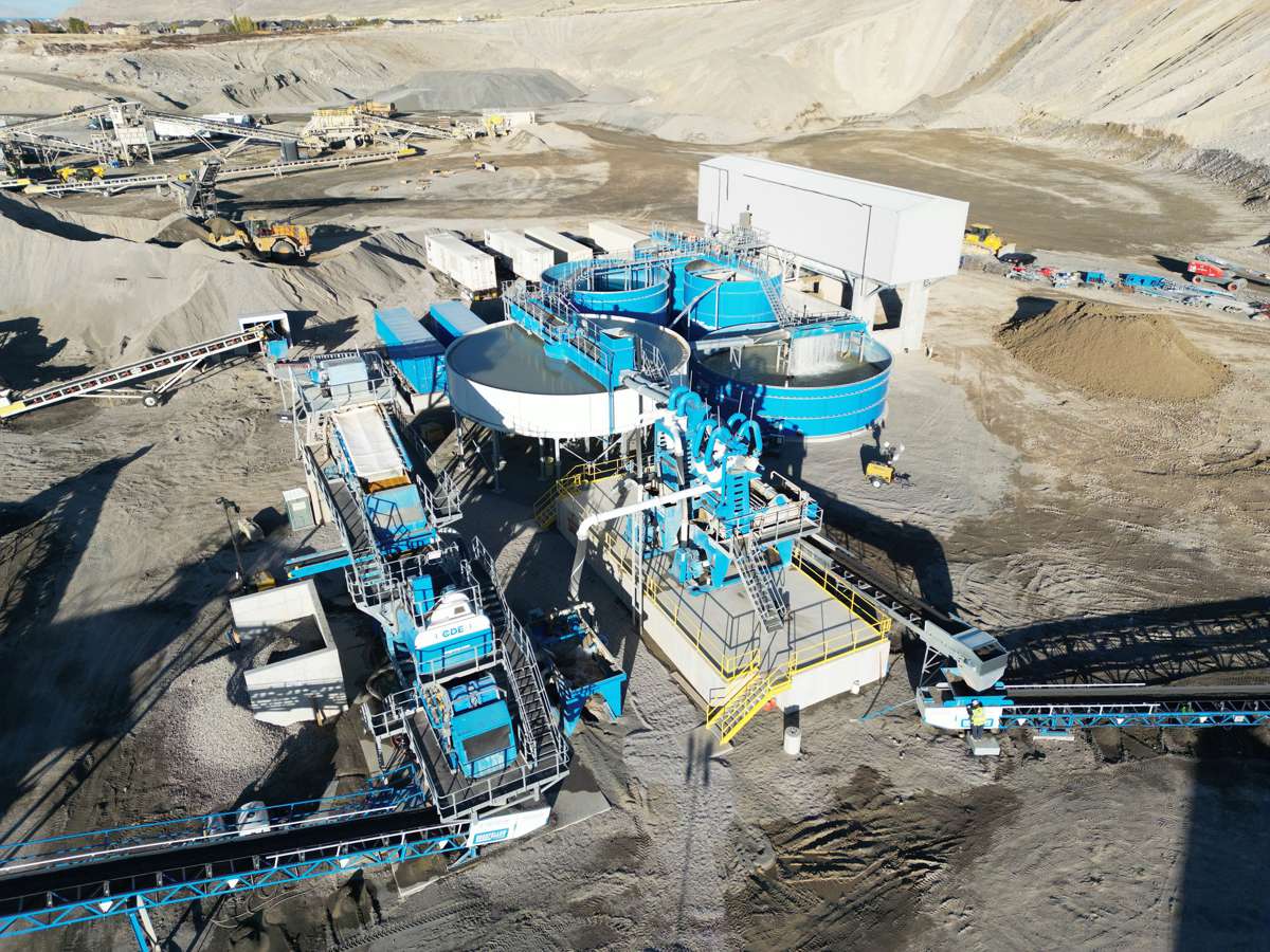 CDE Commissions a Game-Changing Wash Plant for Granite in Utah