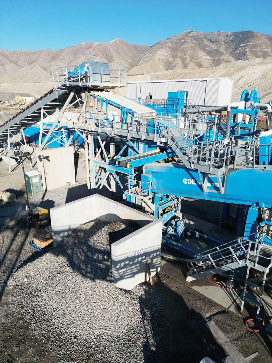 CDE Commissions a Game-Changing Wash Plant for Granite in Utah