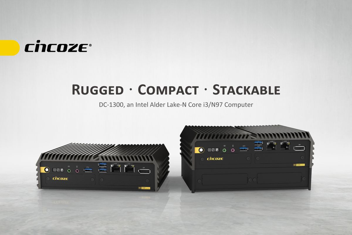 Cincoze Unveils New DC-1300 Industrial Computers for Smart Manufacturing