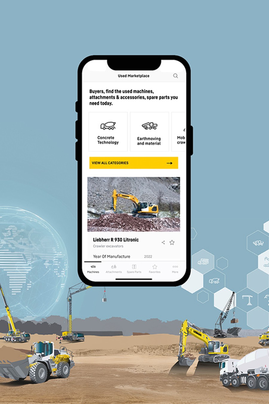 Simplifying Used Equipment Trading with Liebherr’s Innovative Marketplace App