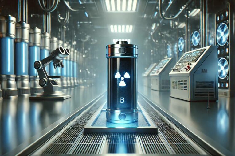 Turning Nuclear Waste into Radiation-Harvesting Batteries