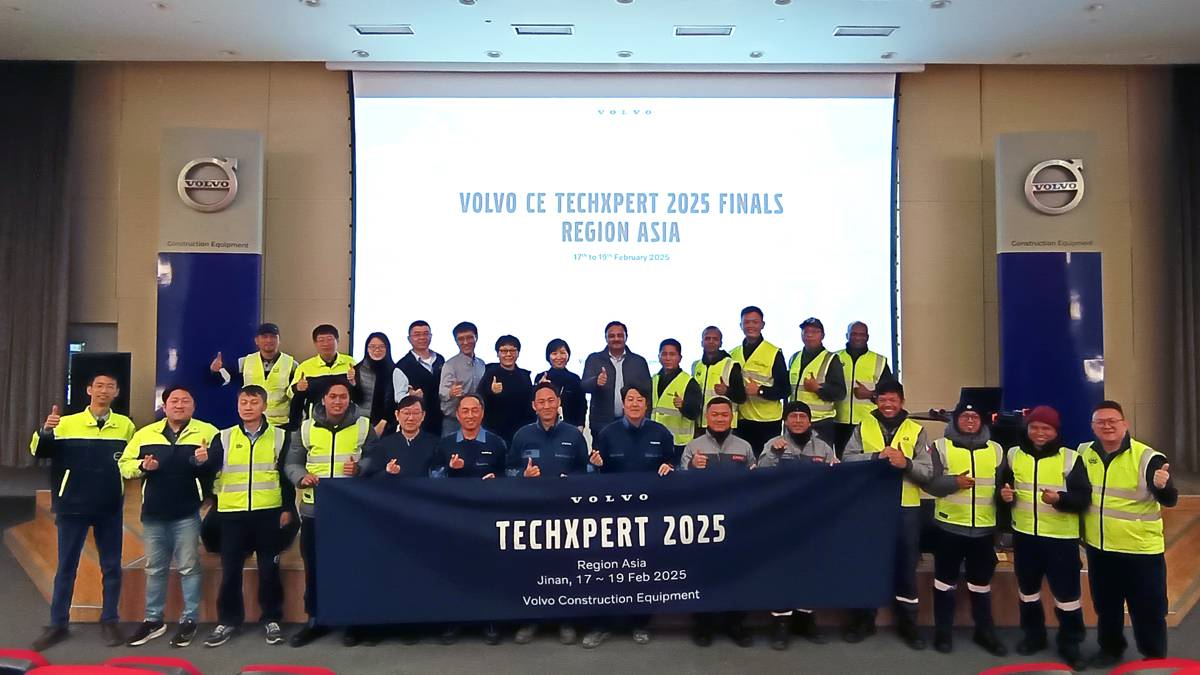 Top Technicians Shine at VolvoCE TECHXPERT Competition in Asia