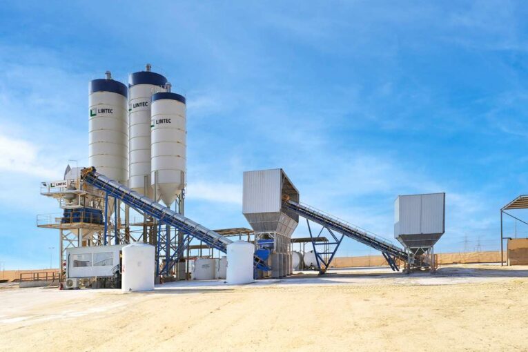 Lintec UCP120 Concrete Batching Plant Supports Petrochemical Progress in Saudi Arabia