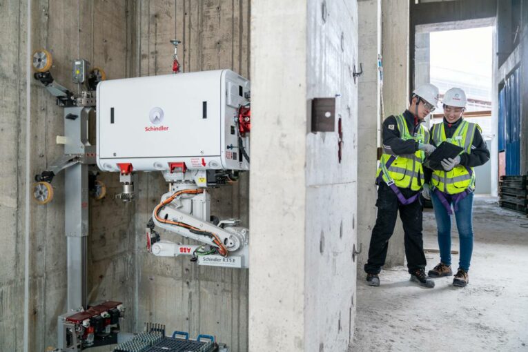 Schindler R.I.S.E Robot Makes UK Debut at London’s Greenest Office Scheme