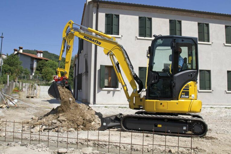Komatsu's New Mini-Excavators Built for the Modern Jobsite