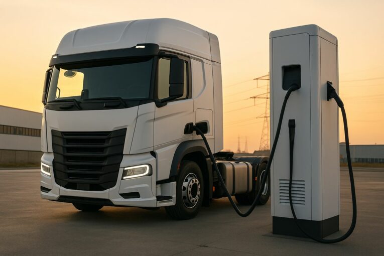 Charging Heavy-Duty Electric Trucks with Sensata High Voltage Distribution Units 