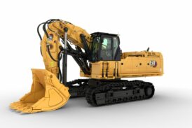 Caterpillar launches Powerhouse 395 FS Large Excavator at bauma