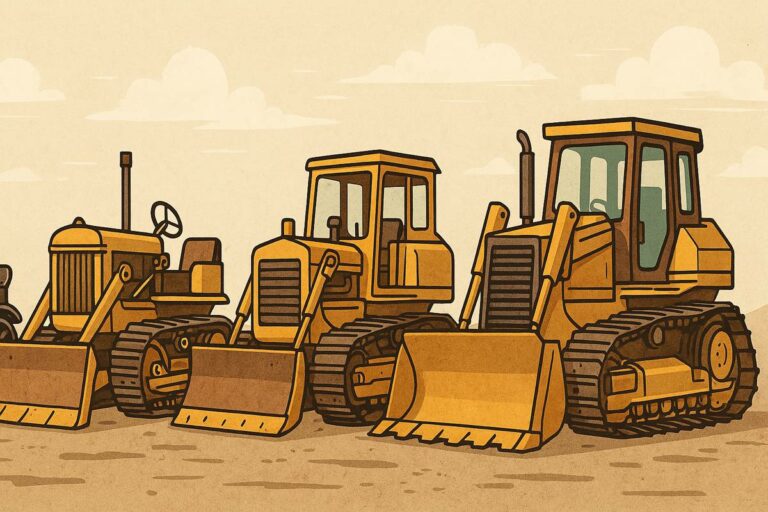How Bulldozers Changed in Design Over Time