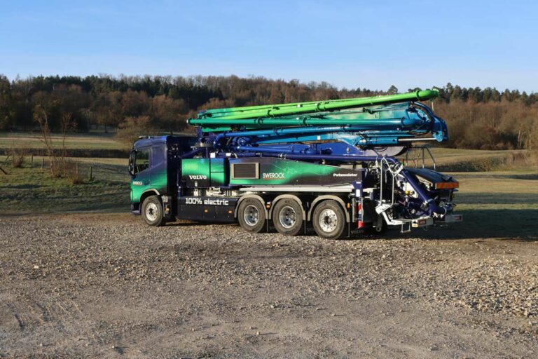 Swerock Debuts World’s Largest Electric Concrete Pump at bauma