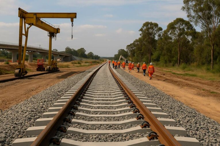 Western Sydney Metro Pushes Ahead as First Tracks Go Down at Luddenham