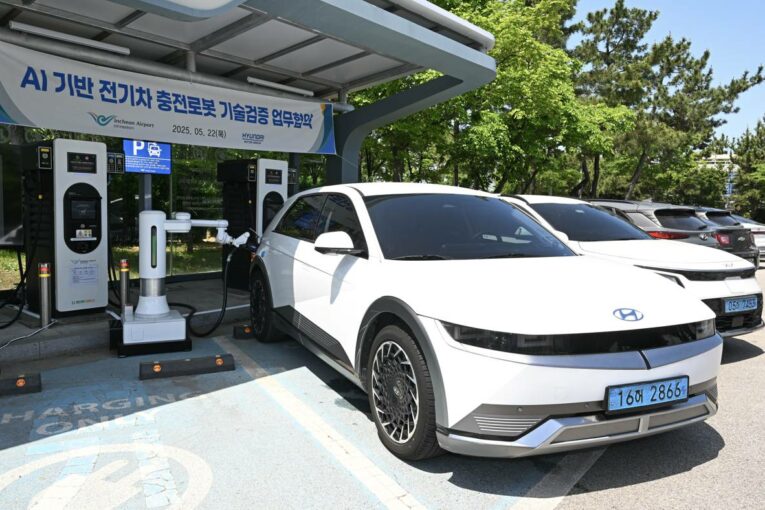 Smart Charging Takes Off With AI-Powered EV Robots at Incheon Airport