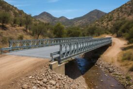 Acrow Bridge Installs Steel Lifeline for Arizona Mine Site