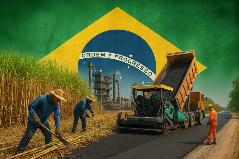 Brazil is Turning Sugarcane Waste into Stronger and Greener Asphalt