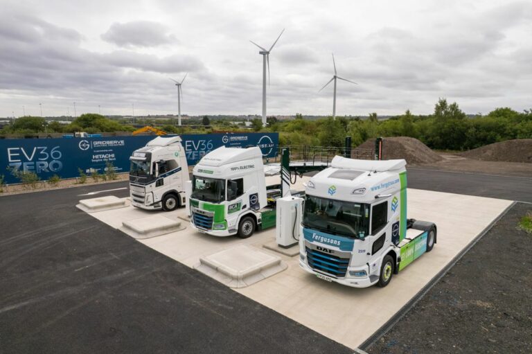 Nissan Supercharges Logistics with UK’s First Shared eHGV Charging Hub