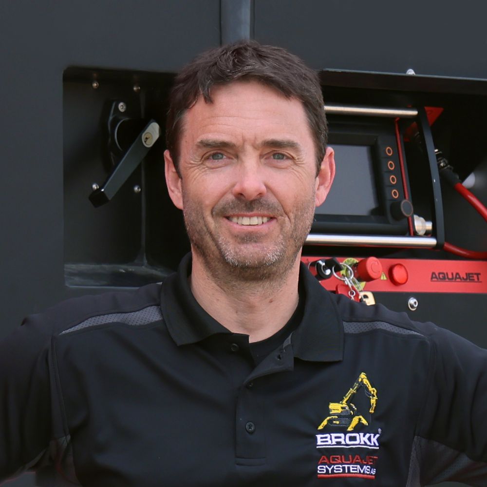 Aquajet business development manager Keith Armishaw.