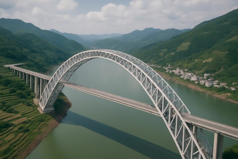 China Redefines Large-Span Arch Bridge Construction