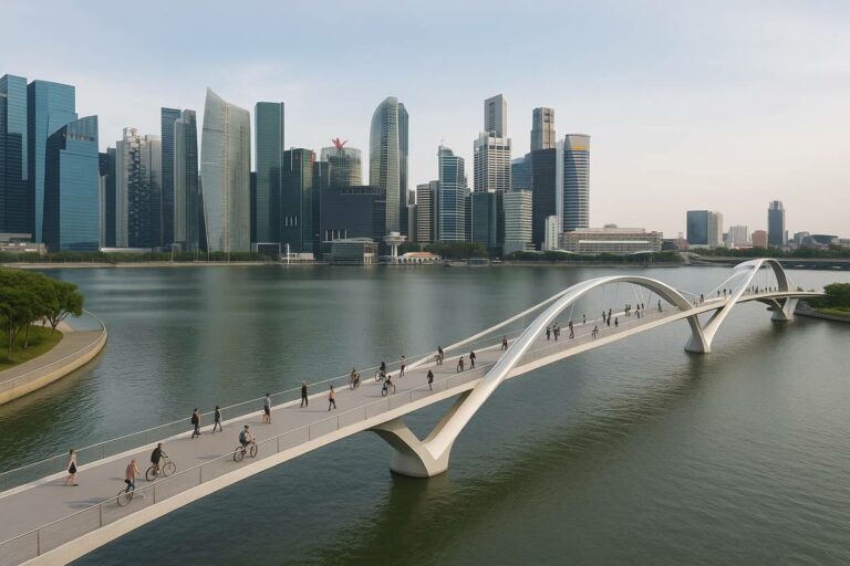 Singapore Plans Landmark Bridge for Marina Bay Connectivity