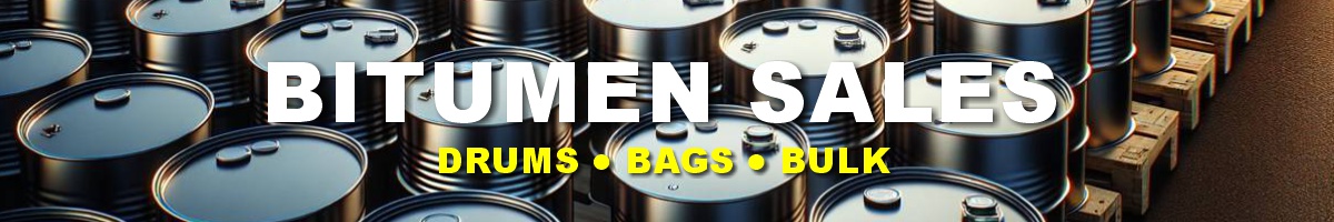 Bitumen Sales - Drums, bags and bulk