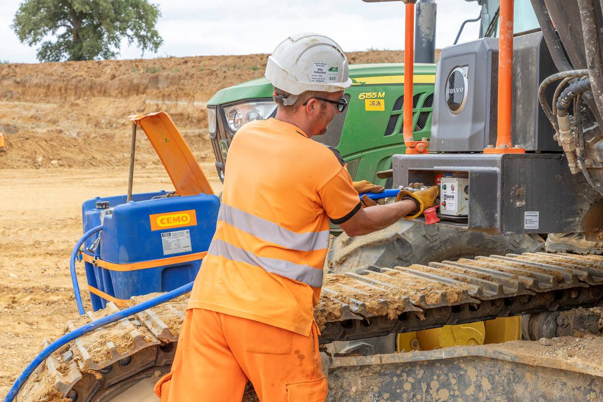 Ground-Level AdBlue Filling System Transforms Excavator Safety