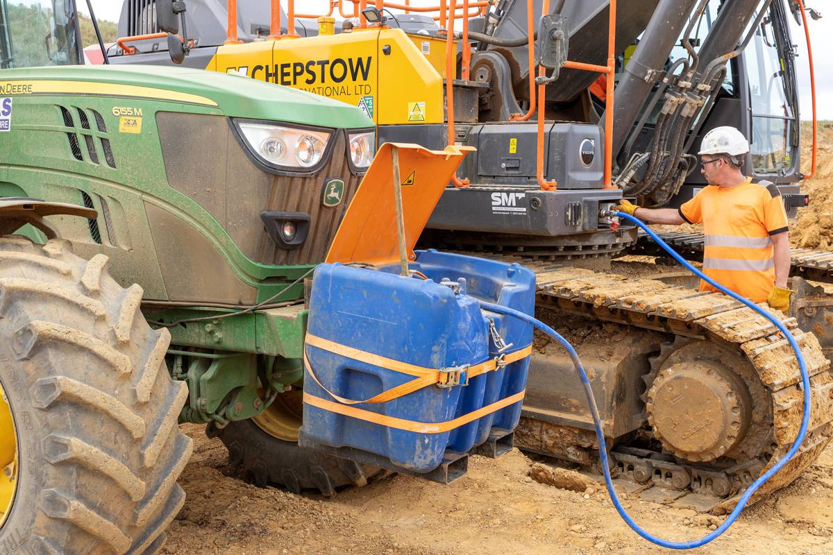 Ground-Level AdBlue Filling System Transforms Excavator Safety