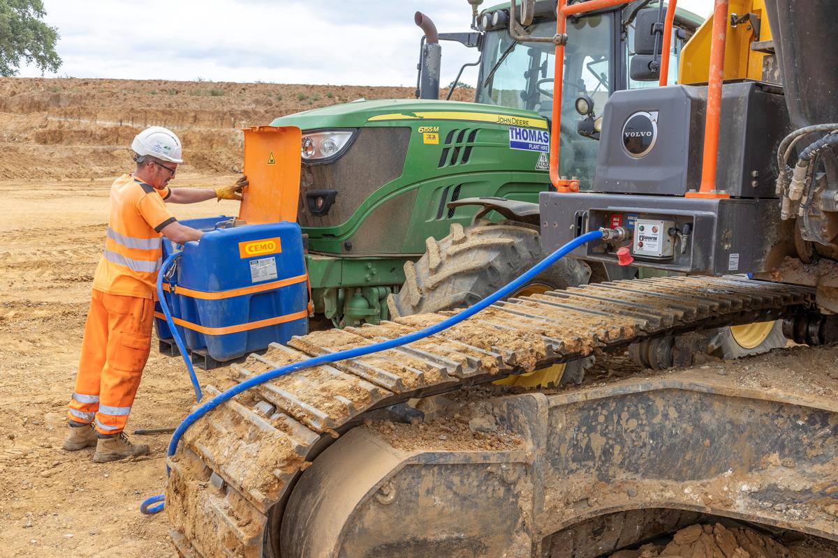 Ground-Level AdBlue Filling System Transforms Excavator Safety