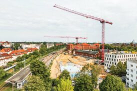 Liebherr Cranes Power Rostock’s ULMICUM Project with Precision and Reliability