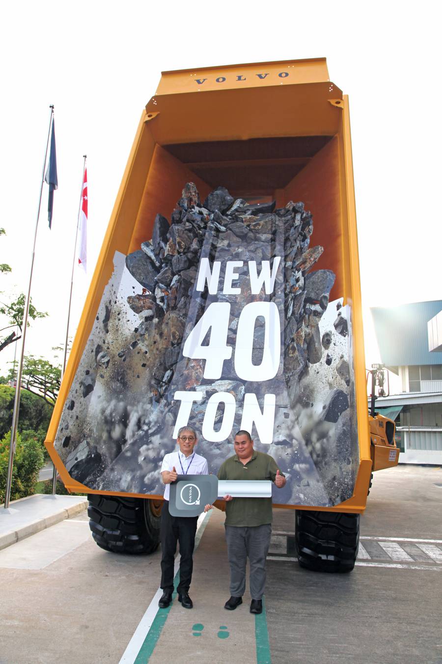 Volvo CE’s New Generation A40 Articulated Hauler Arrives in Singapore