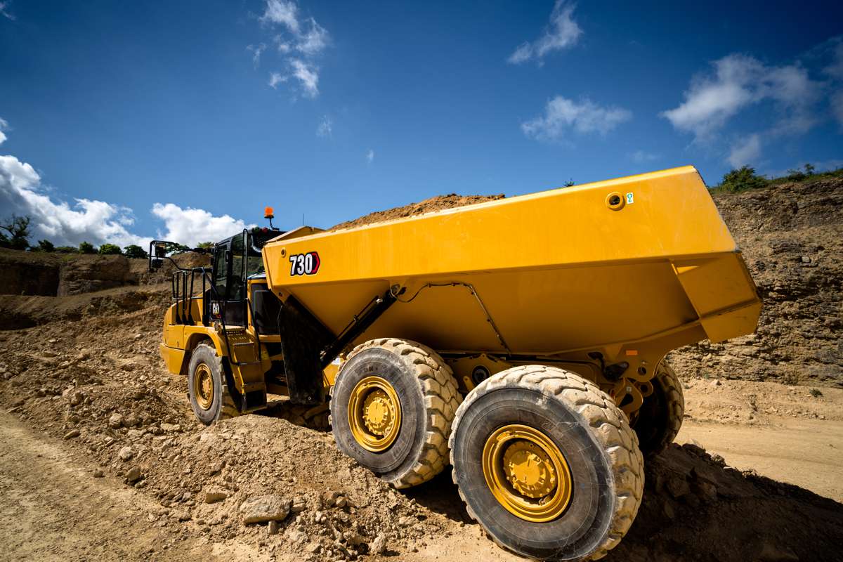 Next-gen Cat Articulated Trucks Redefine Power, Safety and Operator Control
