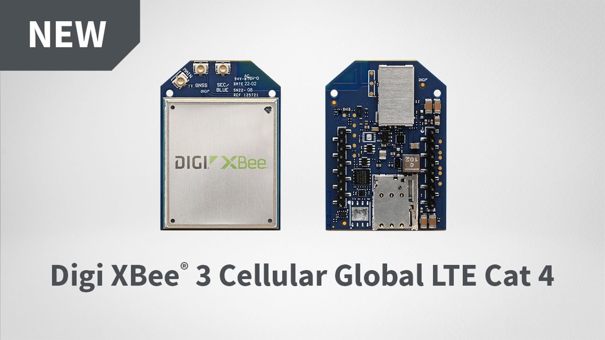 Powering IIoT Connectivity with Digi XBee 3 Global LTE Cat 4