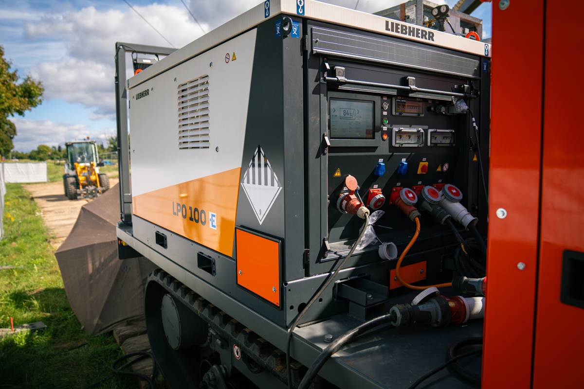 Liebherr Powers Germany’s First Zero-emission Construction Site